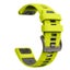 26mm Silicone Replacement Strap for Garmin Descent Mk1/Mk2/Mk2i Green&Grey Carousel 3