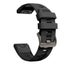 26mm Silicone Replacement Strap for Garmin Descent Mk1/Mk2/Mk2i Black&Black Carousel 3