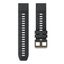 26mm Silicone Replacement Strap for Garmin Descent Mk1/Mk2/Mk2i Black&Black Carousel 4