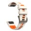 26mm Silicone Replacement Strap for Garmin Descent Mk1/Mk2/Mk2i Starlight&Orange Carousel 3