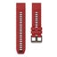 26mm Silicone Replacement Strap for Garmin Descent Mk1/Mk2/Mk2i Red&Black Carousel 4
