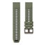 26mm Silicone Replacement Strap for Garmin Descent Mk1/Mk2/Mk2i ArmyGreen&Black Carousel 4