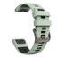 26mm Silicone Replacement Strap for Garmin Descent Mk1/Mk2/Mk2i MintGreen&Black Carousel 3