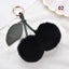 Fluffy Faux Fur Balls Pom Pom Key Chain Cherry Keyring Charm Bag Pendant Gifts Carousel 3