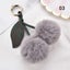 Fluffy Faux Fur Balls Pom Pom Key Chain Cherry Keyring Charm Bag Pendant Gifts Carousel 4