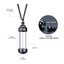 Cylinder Ashes Urn Necklaces Glass Tube Vial Creamation Locket Pendant Keepsake Carousel 8