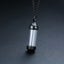 Cylinder Ashes Urn Necklaces Glass Tube Vial Creamation Locket Pendant Keepsake Carousel 12