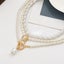 Pearl & Gold Necklace with Heart & Teardrop – Elegant & Romantic Carousel 4