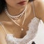 Pearl & Gold Necklace with Heart & Teardrop – Elegant & Romantic Carousel 5