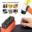 Jewelry Letters Metal Punch Stamps Set A-Z In Box 27 Pieces 4/6MM Carousel 2