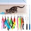 Cat Kitten Toy Feather Bell Wand Teaser Rod Interactive Play Pet Toys Gift 12Pcs Carousel 2