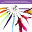 Cat Kitten Toy Feather Bell Wand Teaser Rod Interactive Play Pet Toys Gift 12Pcs Carousel 5