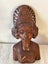 Vintage wood carving Balinese Wood Carving Bust Of Janger Singer Dancer Carousel 8