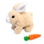 1set Electric Plush White Rabbits Toy Fluffy Educational Interactive Bunny Toys Carousel 8