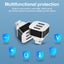 Car USB Charging Extender 2.0 3-port Extended USB Splitter With Indicator Li Carousel 3