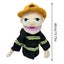 Hand Puppet Cook Firefighter Farmer Worker Detective Doctor Plush Toy for Kids Carousel 3