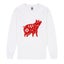 Chinese Zodiac New Year Pig Animal Art Mens White Long Sleeve T Shirt Tee Top Carousel 1
