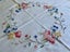 A stunning large hand embroidered vintage Linen Tablecloth Carousel 3