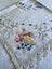 A stunning large hand embroidered vintage Linen Tablecloth Carousel 5