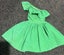 Molo Green One Shoulder Dress Carousel 1