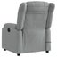 Massage Recliner Chair Light Grey Fabric Txblxpx Carousel 6