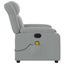 Massage Recliner Chair Light Grey Fabric Txblxpx Carousel 7