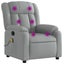 Massage Recliner Chair Light Grey Fabric Txblxpx Carousel 11