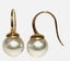 9.3 x 9.8mm Indonesian Silver White Pearl Hook .925 Earrings Carousel 2