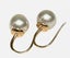 9.3 x 9.8mm Indonesian Silver White Pearl Hook .925 Earrings Carousel 4