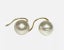 9.3 x 9.8mm Indonesian Silver White Pearl Hook .925 Earrings Carousel 7