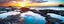 ROCK POOL 2 - HI RES DIGITAL ART - ARTIKONZ BEACH SUNSET - 60 X 150 cm - 7681 Carousel 1