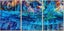 STORMY BLUE TRIPTYCH - ARTIKONZ ABSTRACT - 70 X 50 CM EACH PIECE - 2013ABC Carousel 1