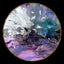 MYSTIC HAZE MAGENTA ROUND - DIGITAL ART ARTIKONZ ABSTRACT- 80 X 80 CM - CF126 Carousel 1