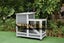 Brand New Rabbit Hutch Chicken Coop Guinea Pig Ferret Cage Outdoor With Wheels Carousel 9