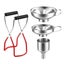 New Stainless Steel Canning Funnel Set Sale Sale Carousel 6
