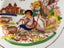Vintage Transfer Ware Sheperd Boy With Sheep Small Bowl Carousel 4