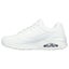 Mens Skechers Uno - Stand On Air Wide Fit White Sneaker Shoes Carousel 3