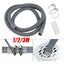 Universal Washing Machine Dishwasher Drain Waste-Hose Extension Pipe Kit 3/2/1M Carousel 4