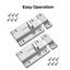 2Pcs Stainless Steel Latch Sliding Silver Doors Lock Keyless Door Bolt For Doors Carousel 3