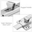 2Pcs Stainless Steel Latch Sliding Silver Doors Lock Keyless Door Bolt For Doors Carousel 4