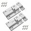 2Pcs Stainless Steel Latch Sliding Silver Doors Lock Keyless Door Bolt For Doors Carousel 5