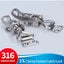 2x Marine Boat Stainless Steel Louver Vent 330 X 110mm Ventilation 5 Slots Carousel 1