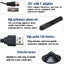2pcs 4K Rewave Antena, TV Antenna, Suction Cup TV Antenna Plug Play 3m Cable ... Carousel 7