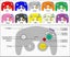 Wired NGC Controller Gamepad For Nintendo GameCube GC & Wii U Console Colors NEW Carousel 12