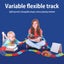 50 PCS Anti-gravity Race Track Car Set Assembling Rail Car Toy for Kid Boy Girl Carousel 5