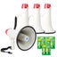 Megaphone 40W USB SD Record Siren Aux x4 Carousel 1