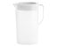 Plastic Pitcher With Lid Bpa-Free Eco-Friendly Carafes Mix Drinks Water Jug Carousel 1