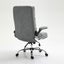 Soft Linen Home Ergonomic Swivel Adjustable Tilt Angle And Flip-up Arms Offic... Carousel 4