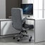 Soft Linen Home Ergonomic Swivel Adjustable Tilt Angle And Flip-up Arms Offic... Carousel 7