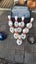 Kiwi made 10-pin bowling game for the lawn - with full size pins and balls. Carousel 1